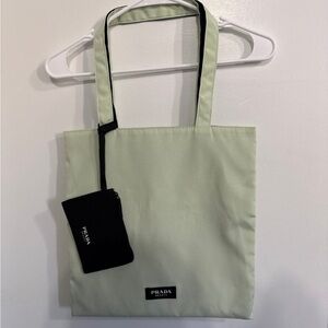 Prada Beauty tote bag with coin purse